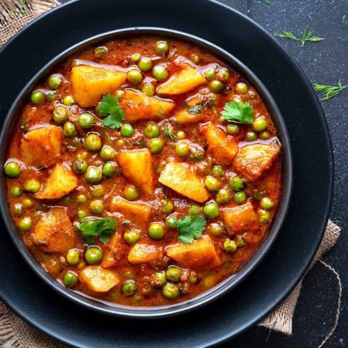 Aloo Jeera Matar